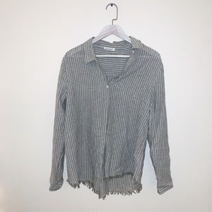 3 FOR $35 Pin Striped Linen Shirt